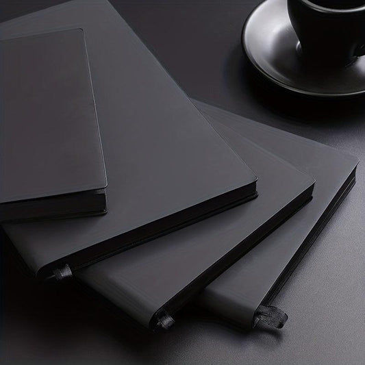 Caderno Minimalista PU Preto