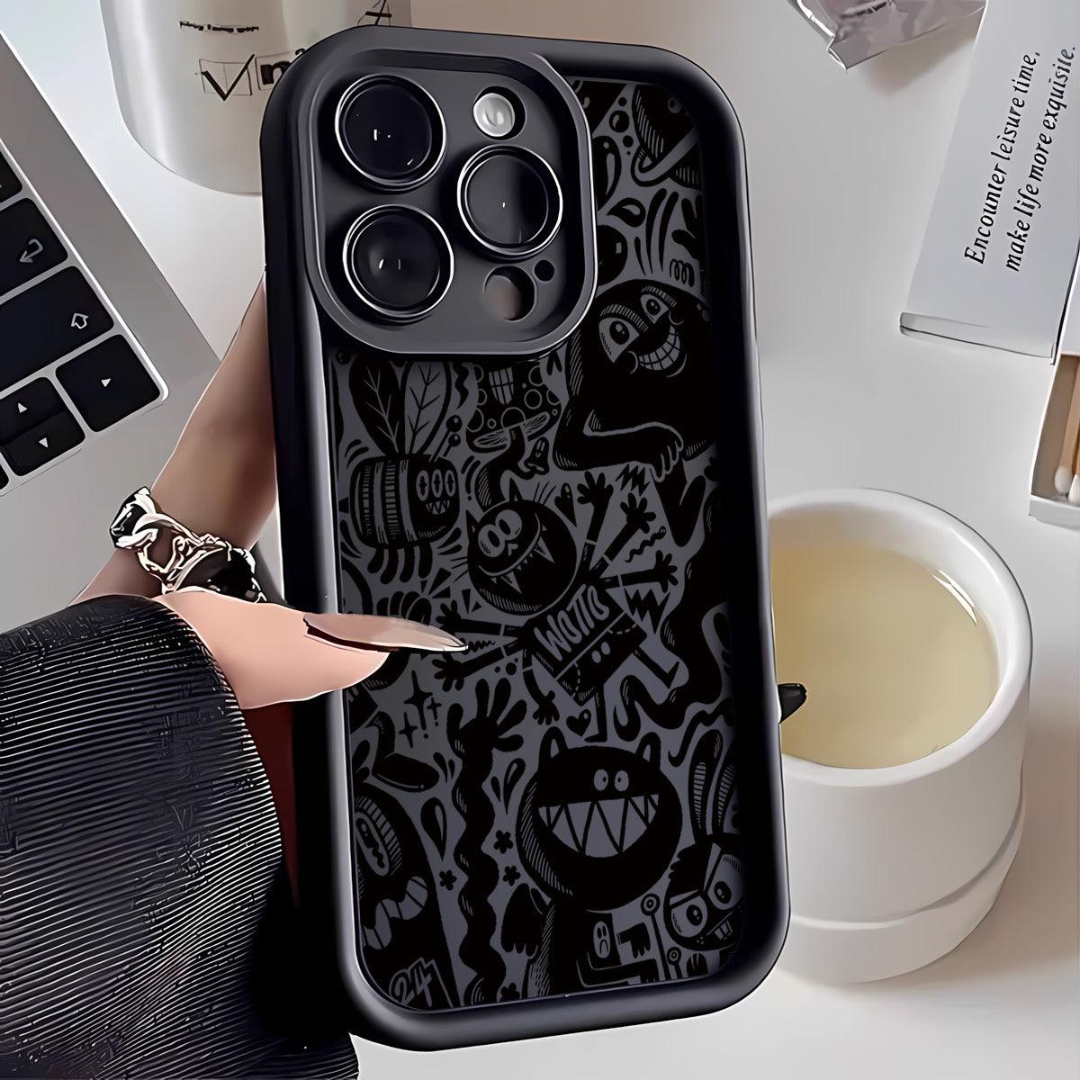 Case Black Graffiti